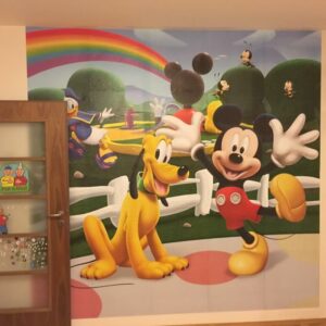 fototapeta pro děti Mickey mouse, tapetář praha dušan pecháček - Tapety do dětského pokoje – Tapety inspirace