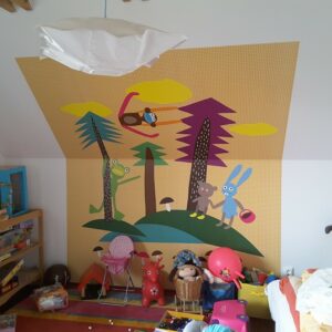 veselá pohádková fototapeta pro děti, tapetář praha dušan pecháček - Tapety do dětského pokoje – Tapety inspirace