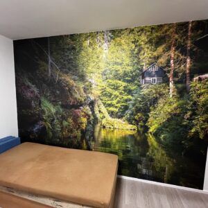 tapetování Praha - tapeta přírody a lesa