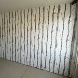 tapeta do ložnice s motivem lesa